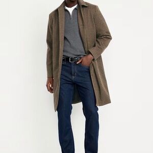 NWT! Men's brown houndstooth coat 
Color: Chocolate Pot De Crème